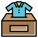 Shirt Donation Shirt Box Icon