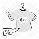 Cloth Discount Shirt Discount Shirt Sale Icon