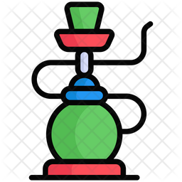 Free Shisha Hookah Icon Of Colored Outline Style Available In Svg Png Eps Ai Icon Fonts