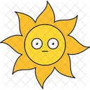 Shock Sun Shock Sun Emoji Icon