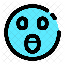 shocked emoji icon of colored outline style available in svg png eps ai icon fonts iconscout