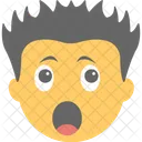 Shocked Surprised Emoji Icon