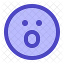 Shocked Amazed Emoji Icon