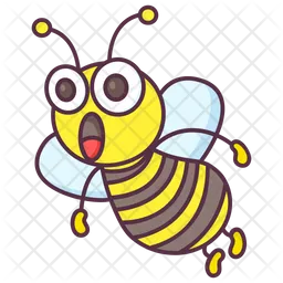 Shocked Bee  Icon