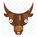 Shocked Bull Bull Bull Emoji Icon