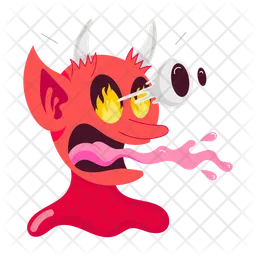 Shocked devil  Icon