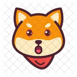 Shocked Dog Emoji Icon