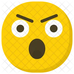 Shocked Face Emoji Icon