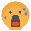 Shocked Shock Face Icon