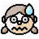 Girl Face Shock Icon