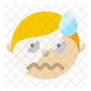 Boy Face Shock Icon