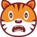 Shocked Tiger  Icon