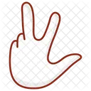 Shocking Symbol Numbness Hand Gesture Icon