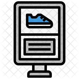 Shoe Billboard  Icon