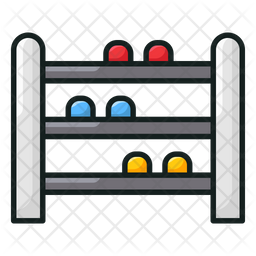 Shoe Rack Icon Of Colored Outline Style Available In Svg Png Eps Ai Icon Fonts