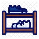 Shoe Rack Footwear Shoes Icon