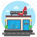 Shoe Shop Garment Shop Business Building Icon