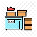 Shoes Packaging Conveyor Icon