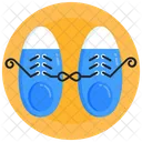 Lace Tie Prank Shoes Prank Fools Day Icon