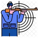 Shooting Gun Man Icon