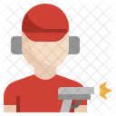 Shooting Man  Icon