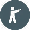 Shooting Standing Icon