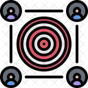 Shooting Range Team Shooting Range Group Target Icon