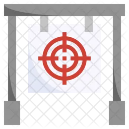 Shooting Target  Icon