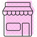 Shop Color Shadow Thinline Icon Icon