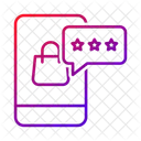 쇼핑 리뷰 별점 평가 아이콘