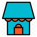 Home House Shopping Mall Icon