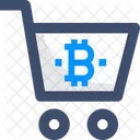 Shop Shopping Cart Bitcoin Cart Icon