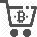 Shop Shopping Cart Bitcoin Cart Icon