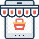 Shop Marketplace Online Icon