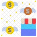 Commercial Shop Money Icon