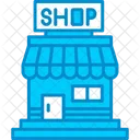 Shop Building Ecommerce Icon