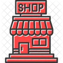 Shop Building Ecommerce Icon