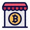 Shop Market Blockchain Icon