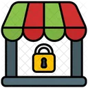 Shop Shutdown Lockdown Icon