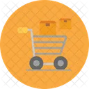 Shop And Delivery Basket Retail Icon