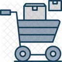 Shop And Delivery Basket Retail Icon