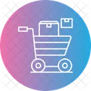 Shop And Delivery Basket Retail Icon