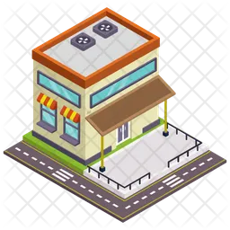 Shop Building  Icon