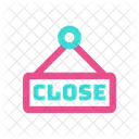 Shop Close Close Close Board Icon
