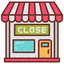 Shop Closed Shutter Down Lockdown Icon