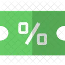 Discount Offer Tax Icon