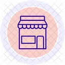 Shop Line Icon Icon