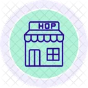 Shop Line Icon Icon
