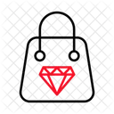 Shop Bag Diamond Icon