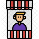Shop Keeper Store Keeper Stall Icon